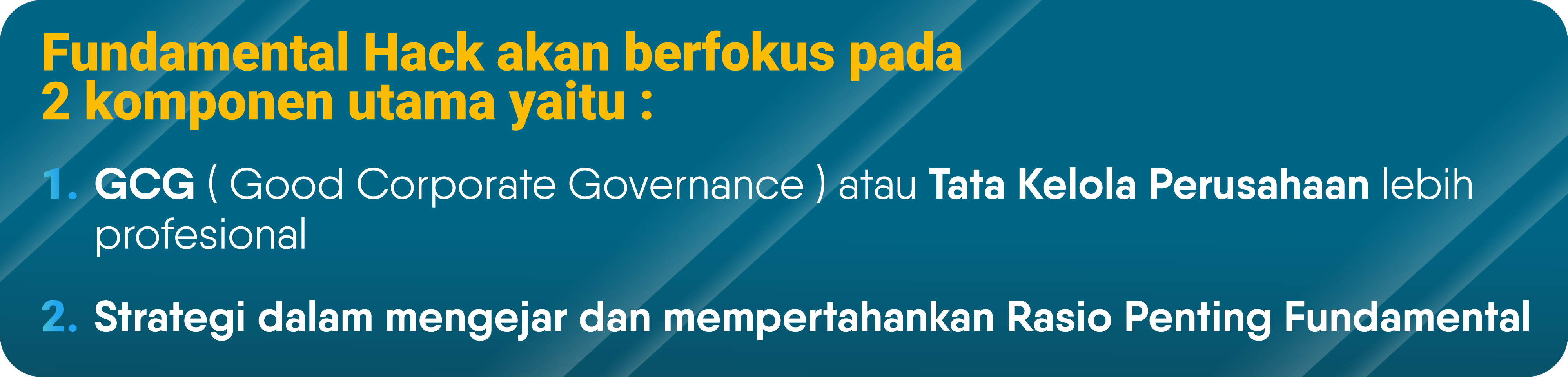 Untuk mencapai 2 komponen utama tersebut dibutuhkan Struktur Organisasi yang kuat, profesional di bidangnya , dan memiliki kapasitas yang tinggi. 